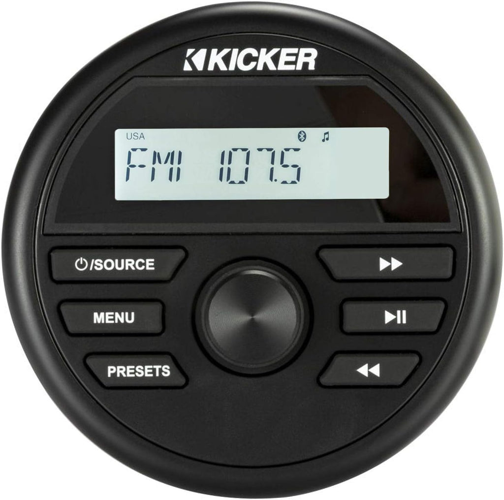 Waterproof Marine Radio with Dash Kit E9106