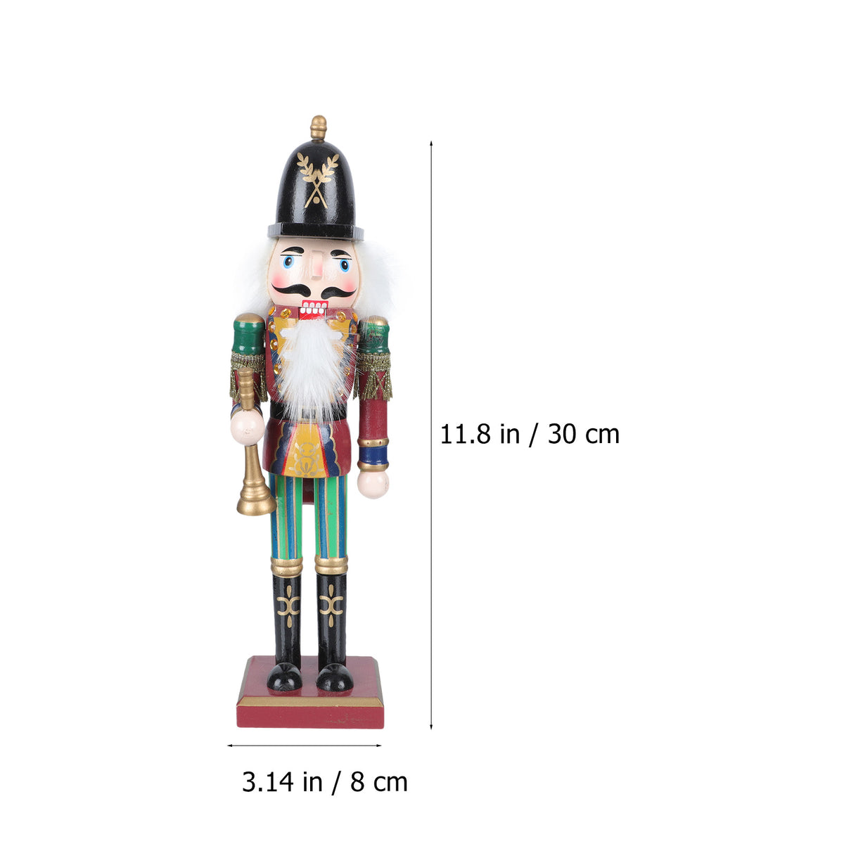 Wooden Nutcracker Soldier Puppet Doll Xmas Decor Z867
