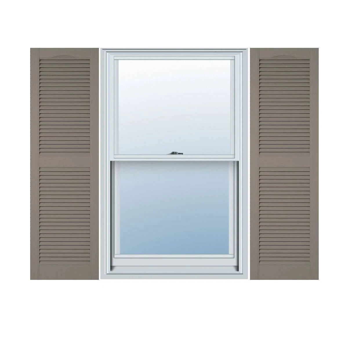 Clay Open Louver Shutters N494924