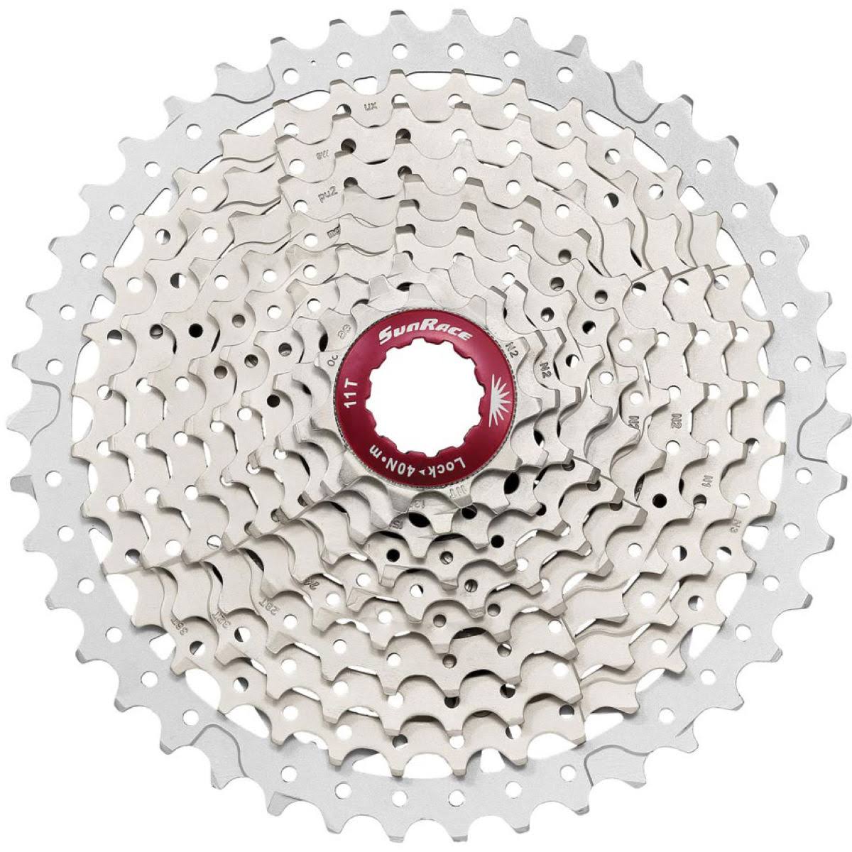 Silver 10 Speed Cassette 11-40t N6684