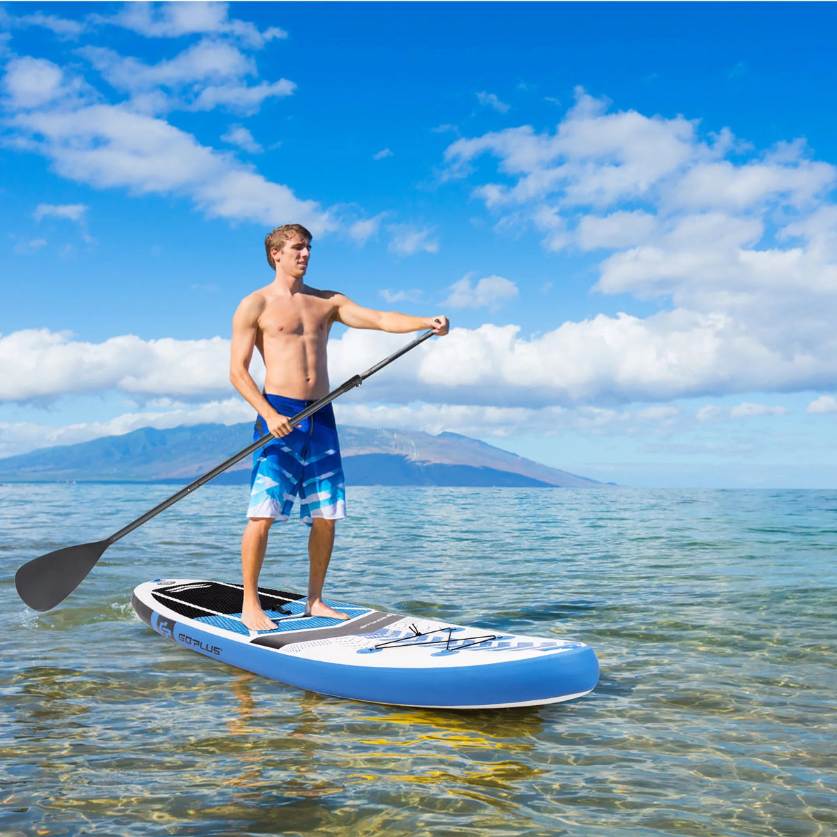 10'5'' Inflatable Stand Up Paddle Board with Carrying Bag T26334