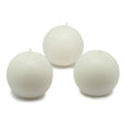 Beige Ball Candle E2734