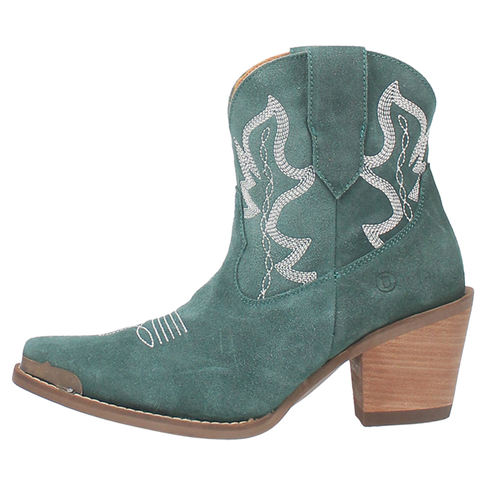 Joyride Round Toe Casual Boots Ankle Mid Heel V323