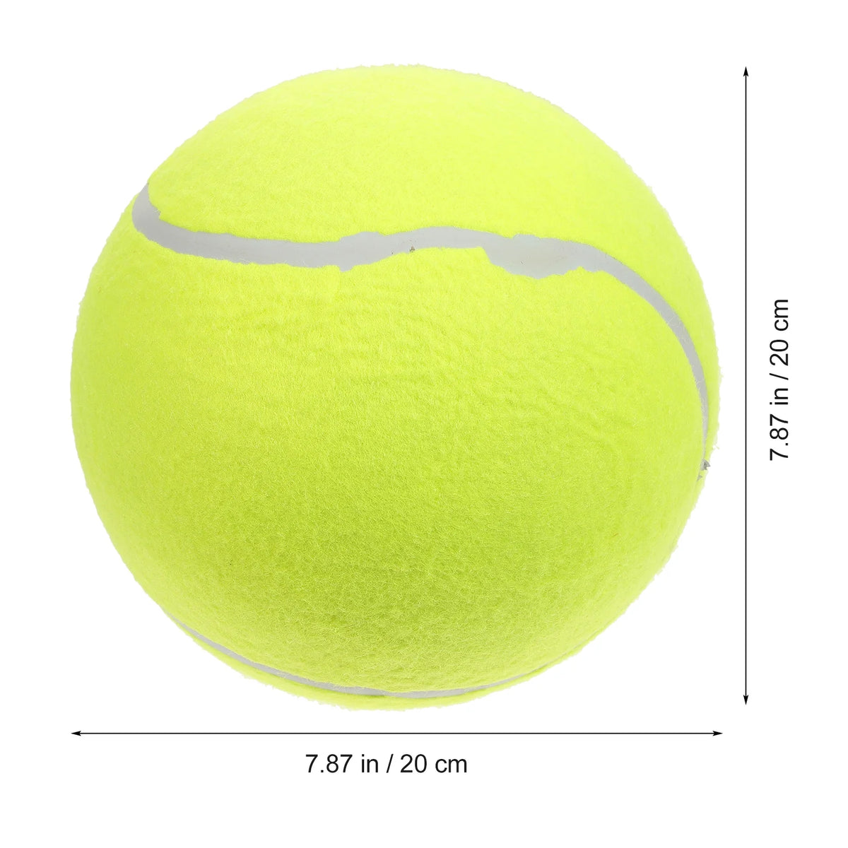 Yellow Inflatable Flannel Ball F238