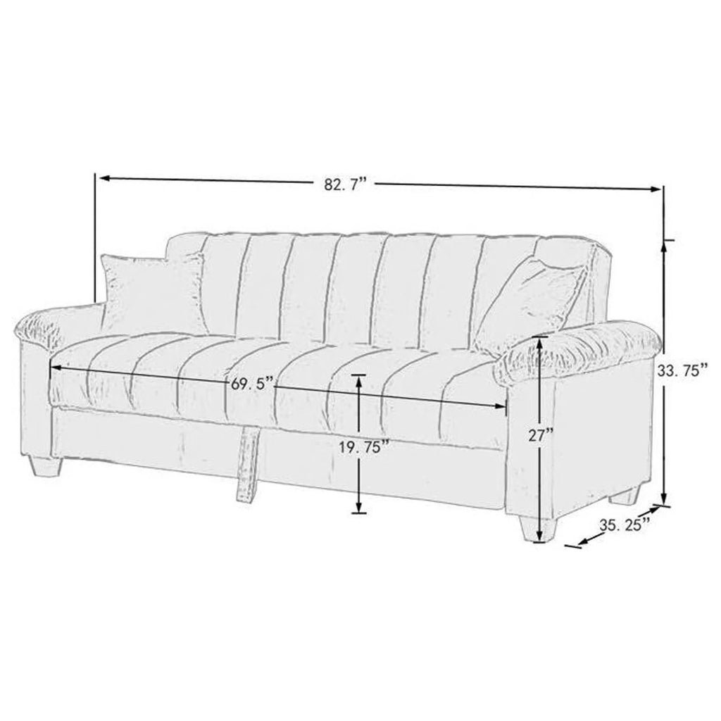 Black Faux Leather Recliners 3-Piece Set M444950