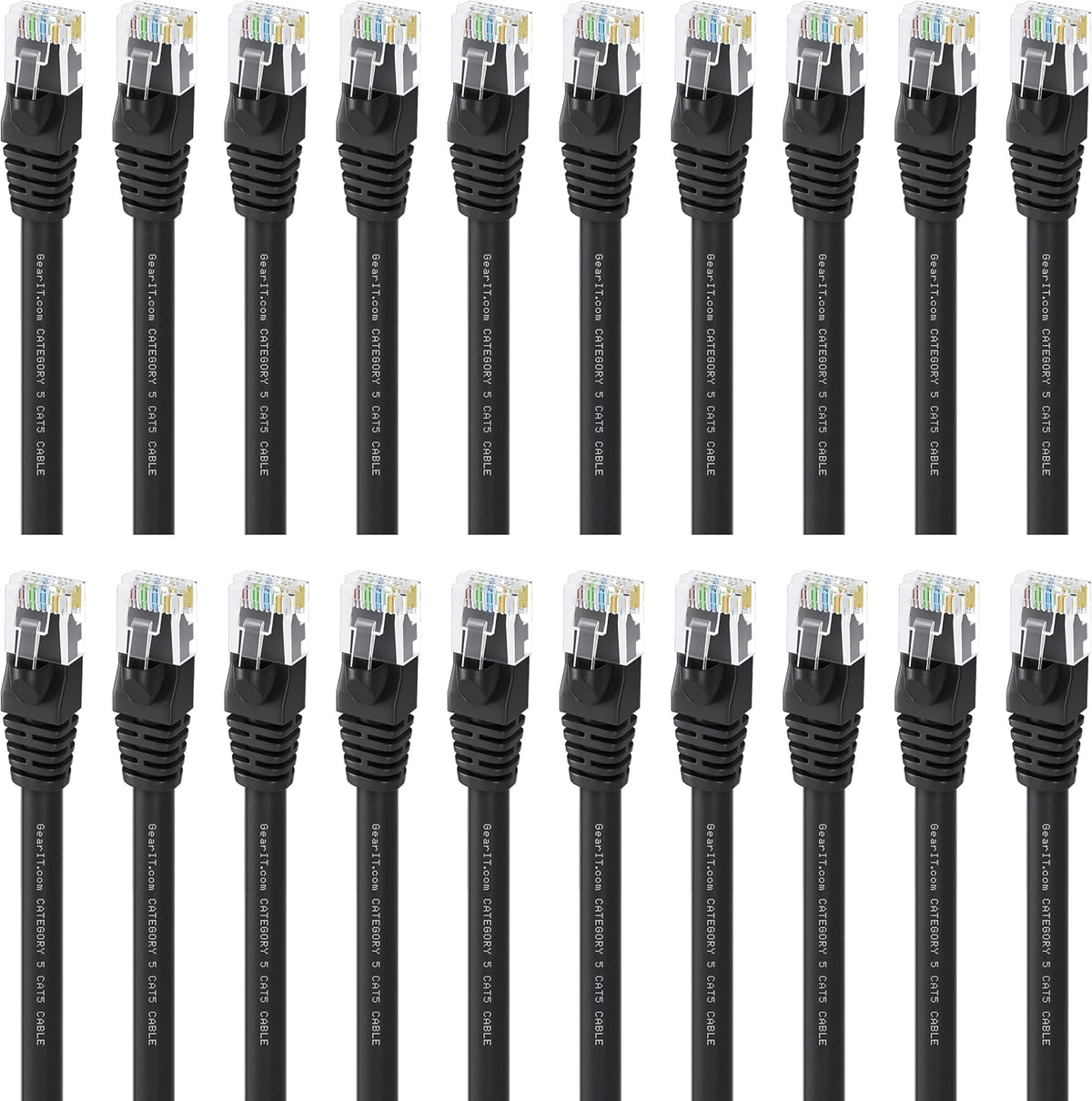 Cat5e Ethernet Patch Cable 5 Feet Black A2643