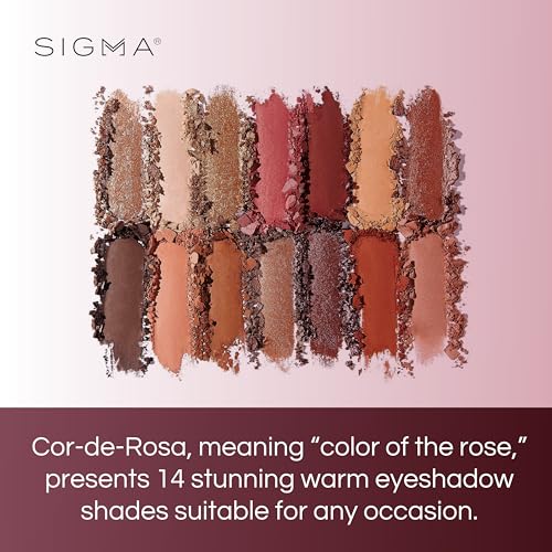 14 Warm Shades Matte Shimmer Eyeshadow Palette C11589