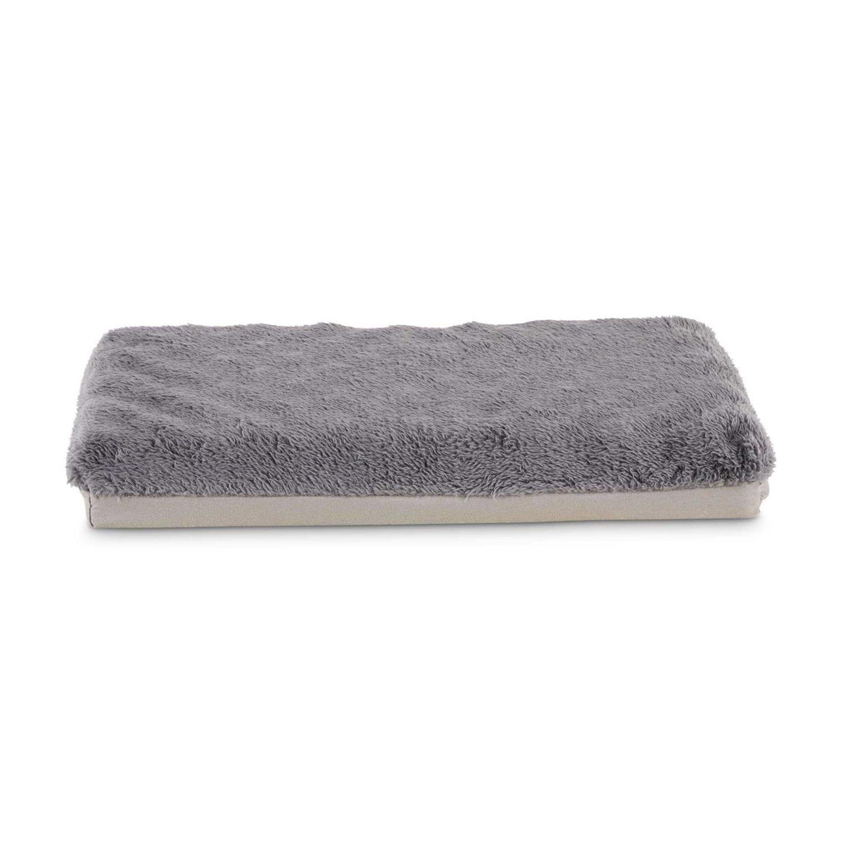 Dark Grey Foam Dog Crate Mat and Pet Bed B368626