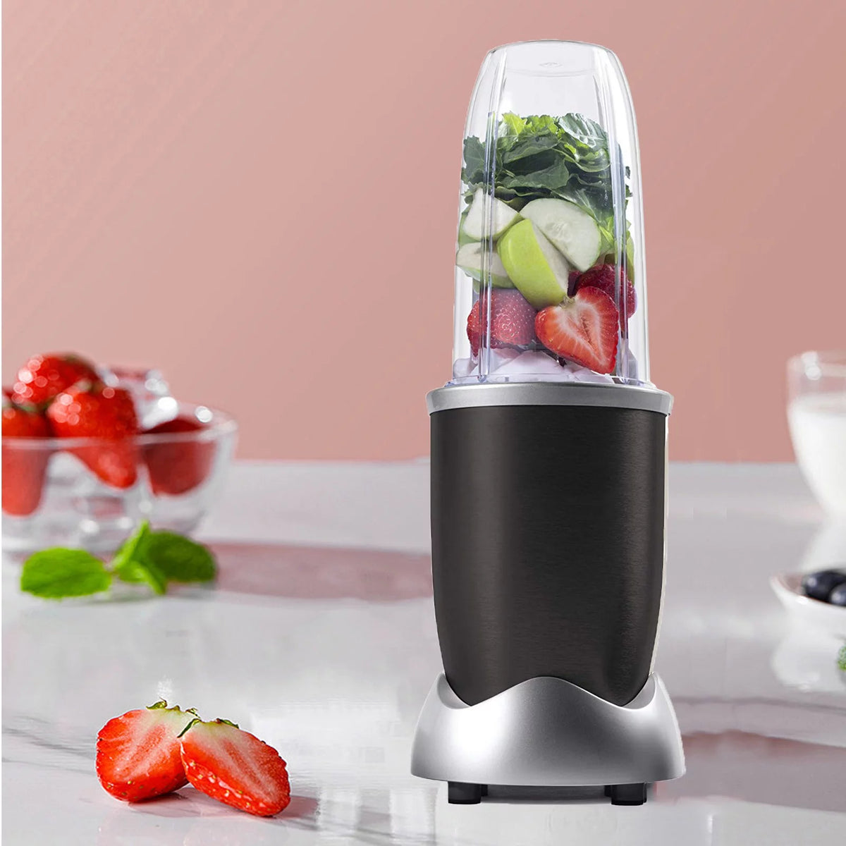 Countertop Blender with 32 Oz Glass Jar Y395