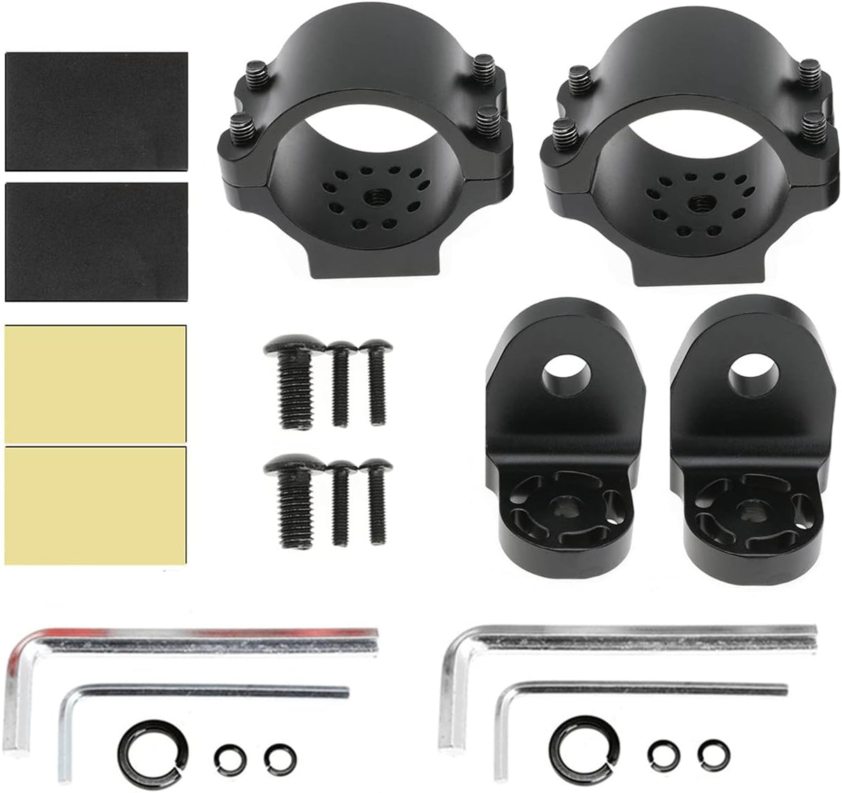 1.75 to 1.85 inch UTV Flag Mount Whip Light Mount Bracket Set of 2 I286335