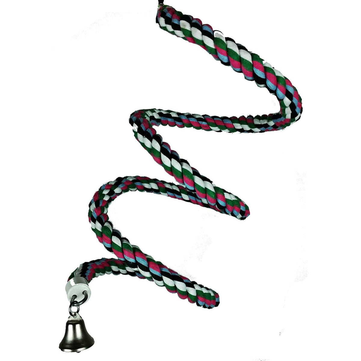Rainbow Cotton Rope Bird Toy C58571
