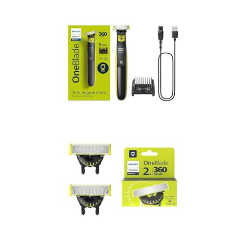 OneBlade 360 Hybrid Electric Trimmer & Shaver with Replacement Blades A37272