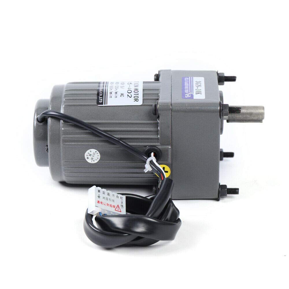 Electric Motor Variable Speed Controller 1:10 125RPM 110V 15W Single-Phase H363206