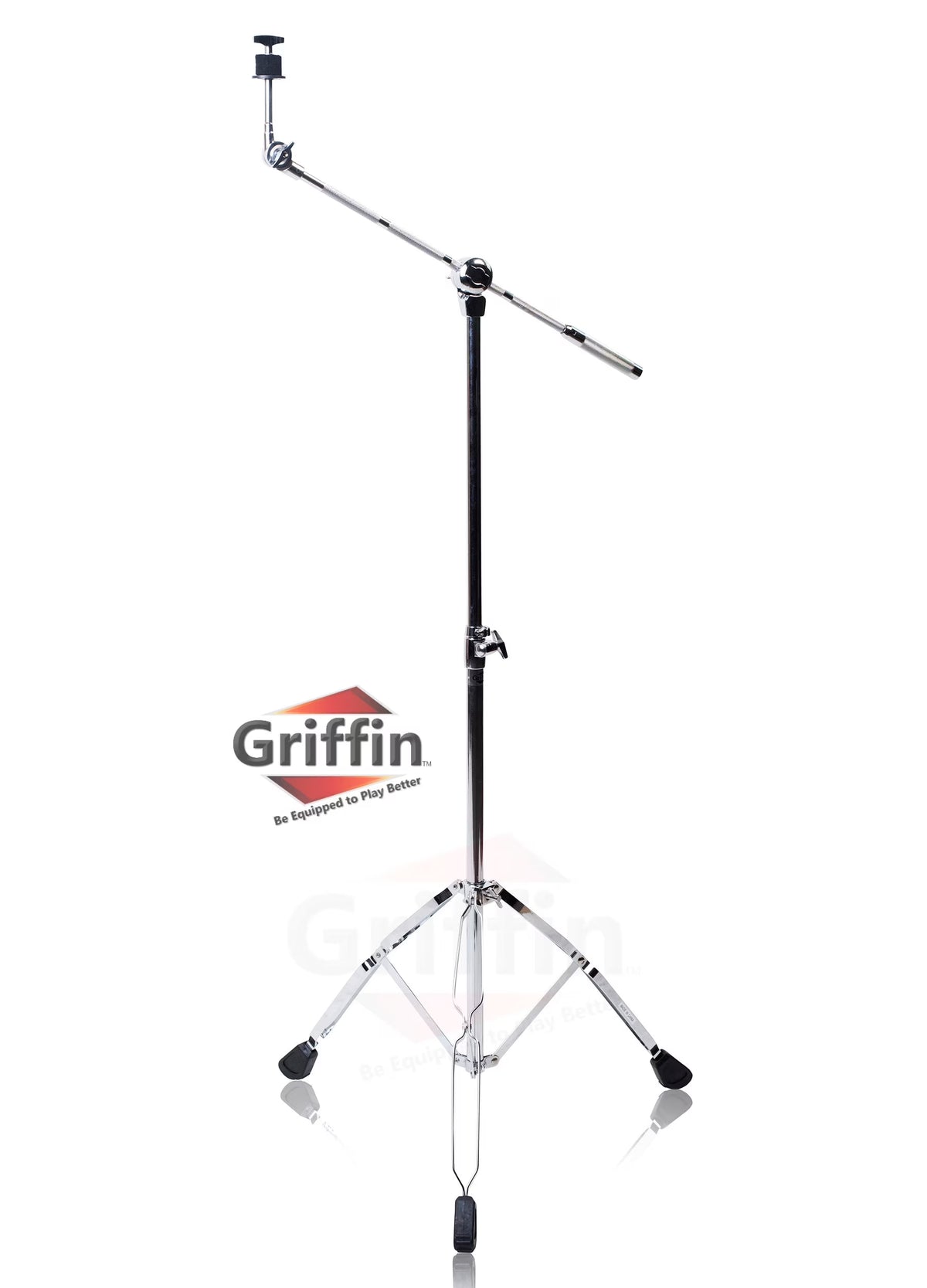 Double Braced Adjustable Height Cymbal Boom Stand with Counterweight Adapter T172016