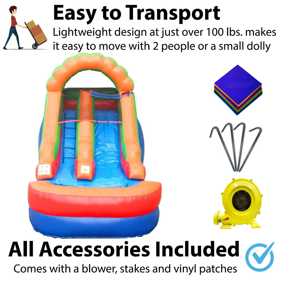 12 ft Inflatable Water Slide K245370