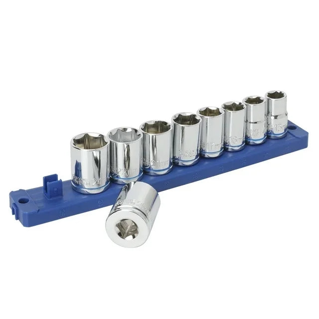 21 Piece 1/2 Inch Drive Ratchet and Socket Set Q86247