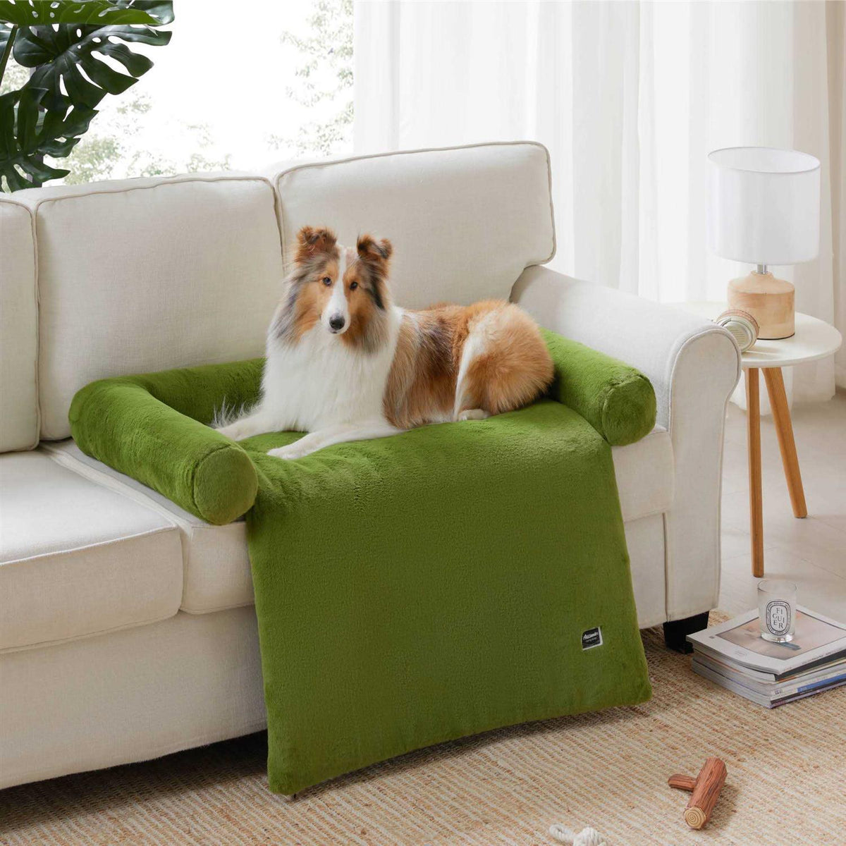 Faux Fur Dog Sofa Cover Bed E454