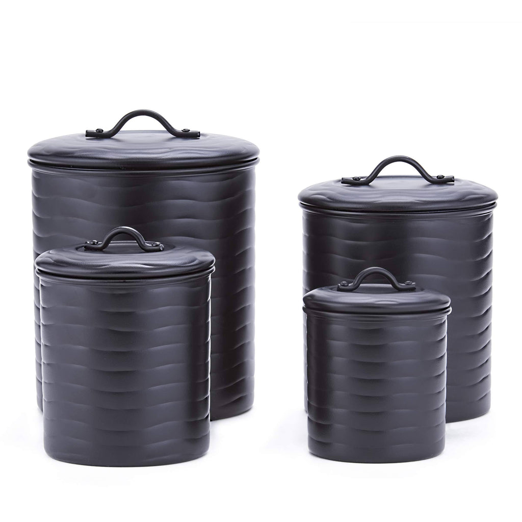 4-Piece Canister Set in Black M66560