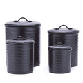 4-Piece Canister Set in Black M66560