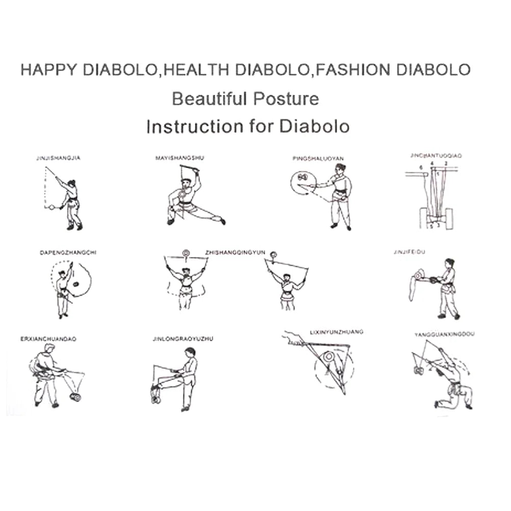 Diabolo Juggling Toy with Hand Sticks H192045