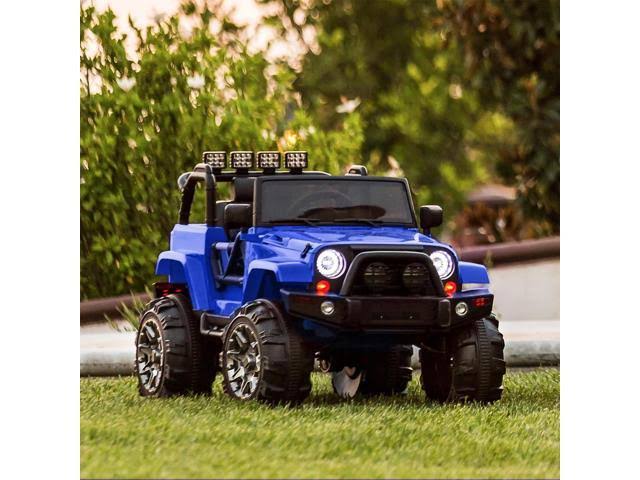 12V Kids Ride-On Truck Car with Remote Control, Blue D923