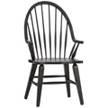 Dark Brown Windsor Back Arm Chair C46757