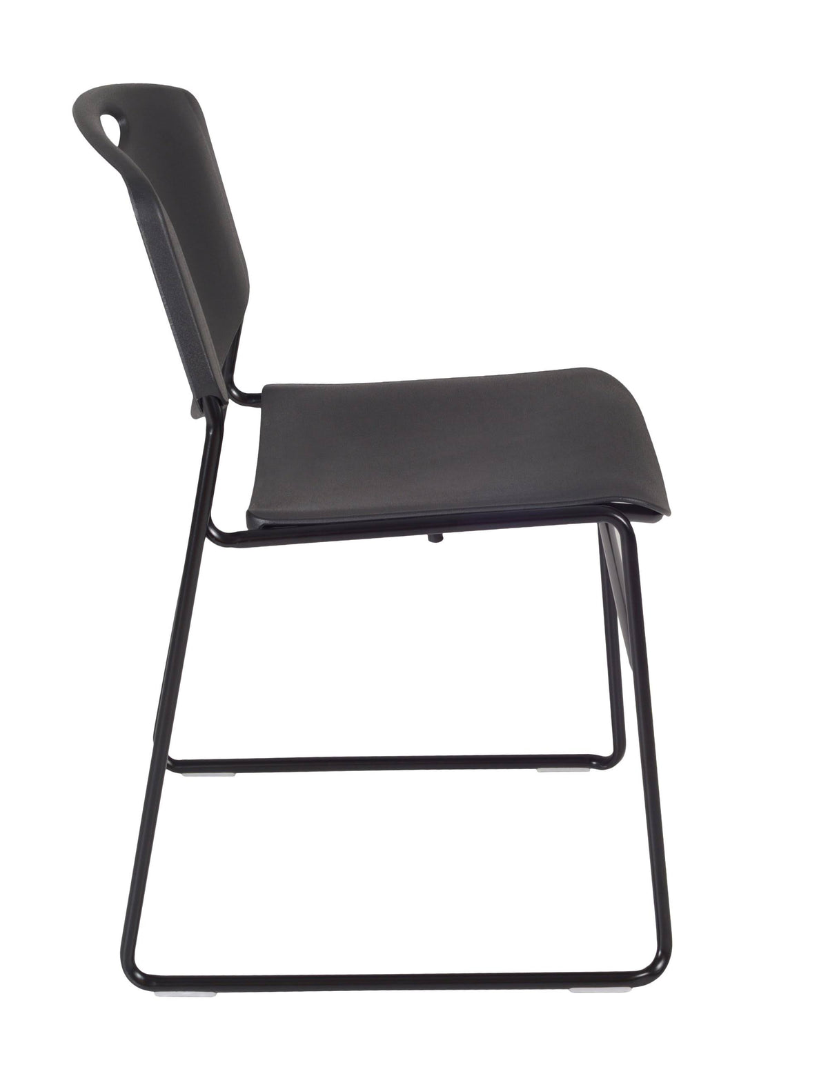 Black Training Table and 2 Stack Chairs R95403