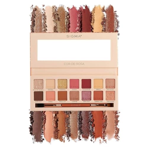 14 Warm Shades Matte Shimmer Eyeshadow Palette C11589