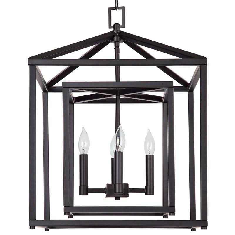 17x22 Wide 4 Light Candle Style Chandelier with Oil Rubbed Bronze K9425