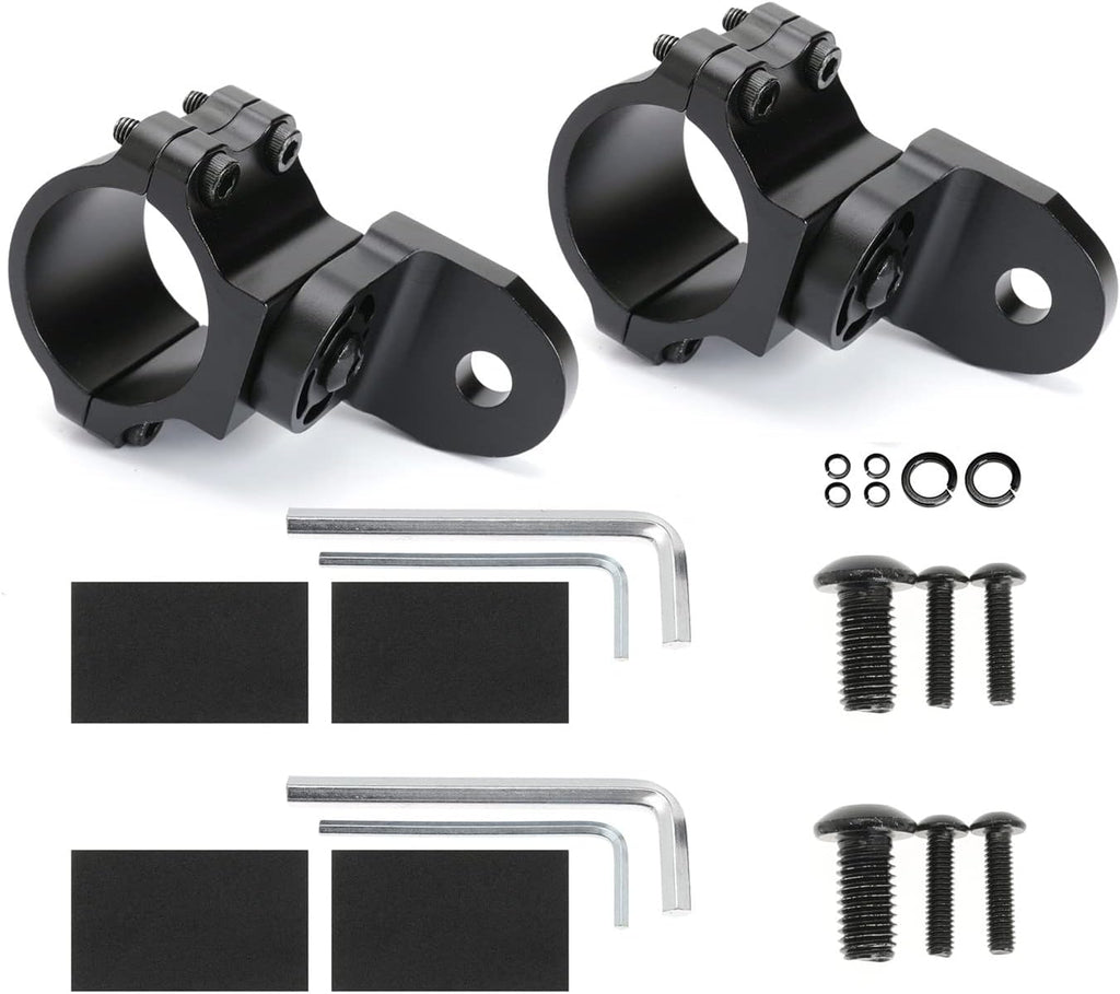 1.75 to 1.85 inch UTV Flag Mount Whip Light Mount Bracket Set of 2 I286335