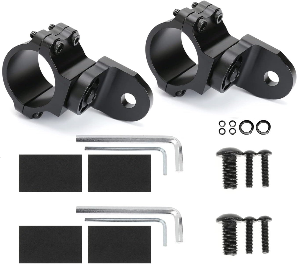 1.75 to 1.85 inch UTV Flag Mount Whip Light Mount Bracket Set of 2 I286335