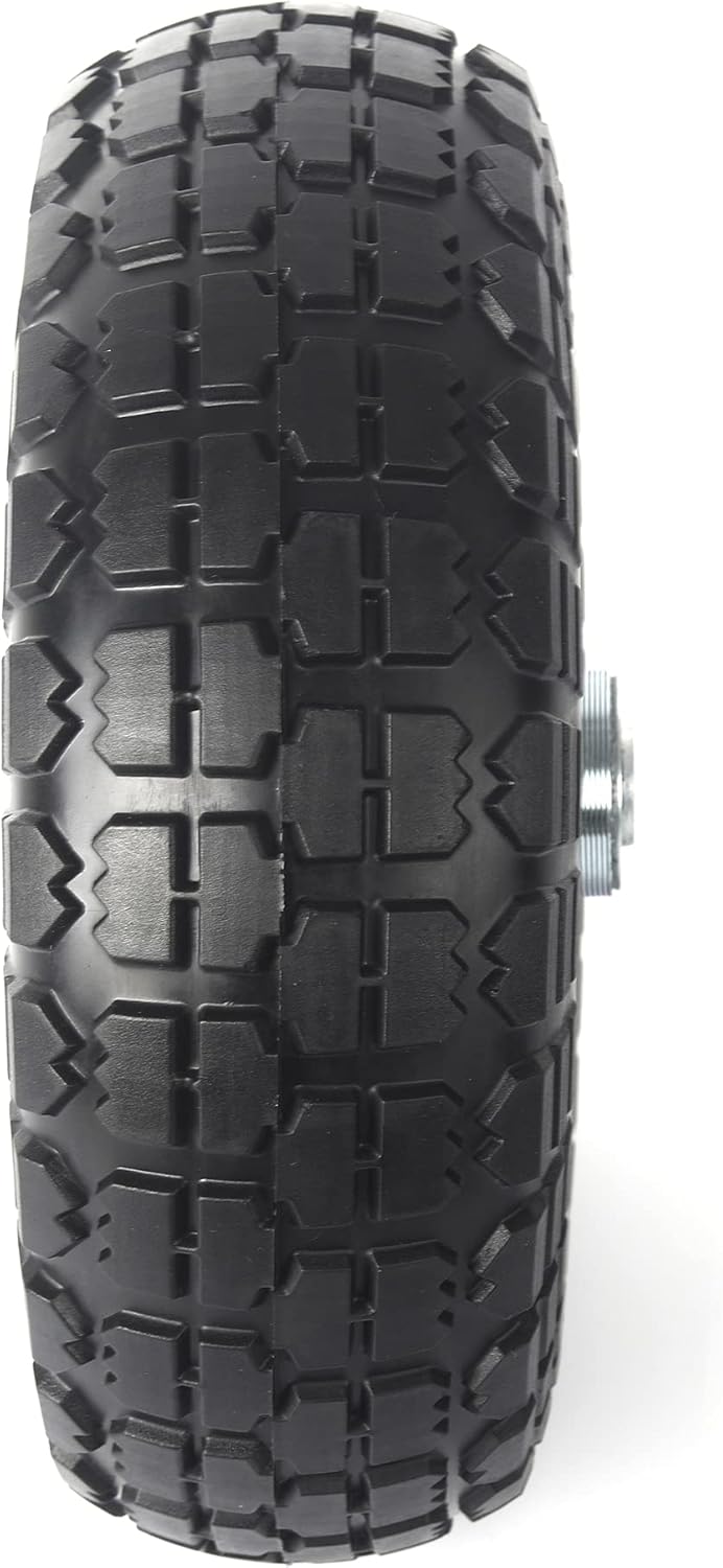 10-Inch Solid Rubber Tires and Wheels 4-Pack Z2022