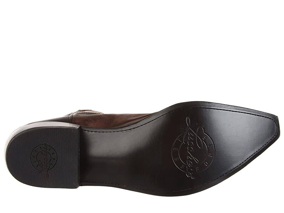 Chocolate Madras Goat Cowboy Boots T931850