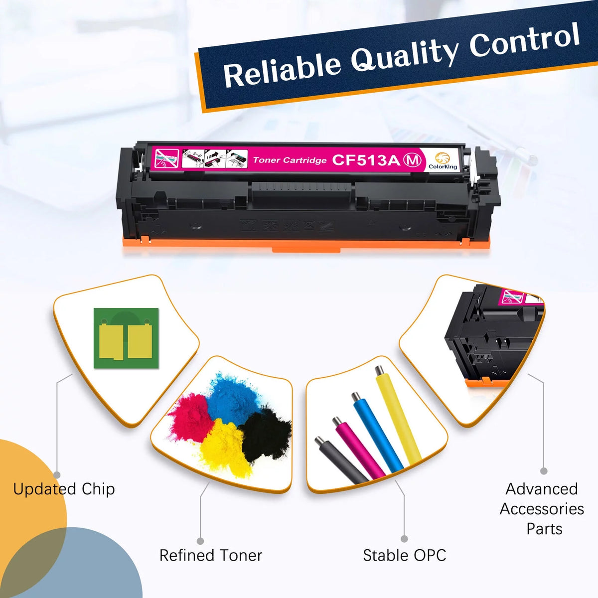 204A Toner Cartridge 1 Black 1 Cyan 1 Yellow 1 Magenta M264370