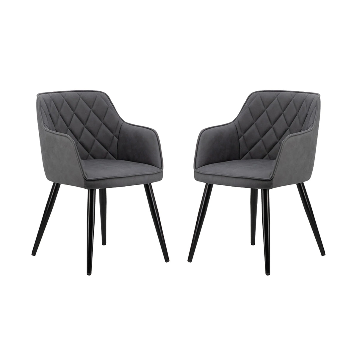 Gray Wooden Dining Chairs, 2ct Z450