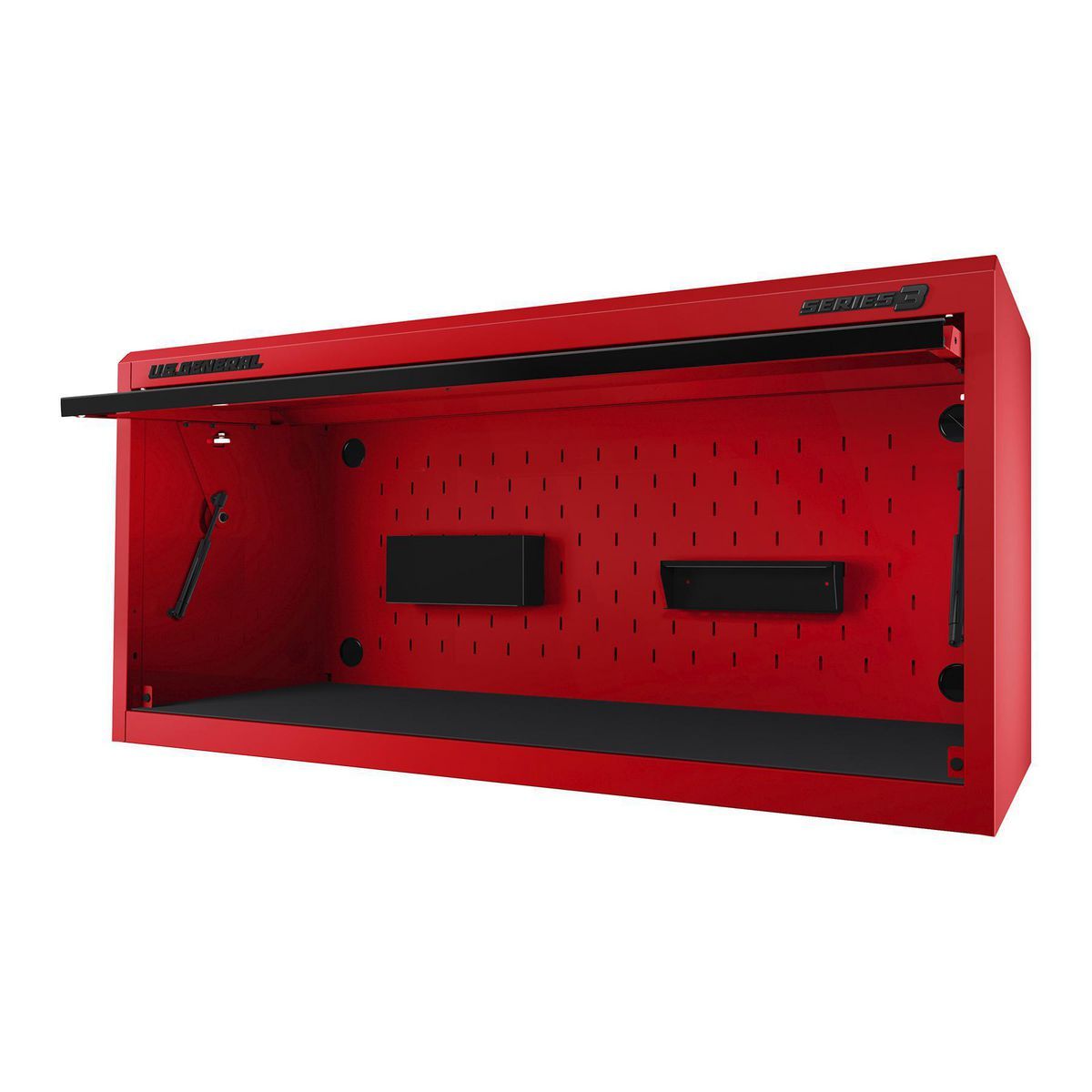 56 in. x 22 in. Blue Work Center Hutch J38419