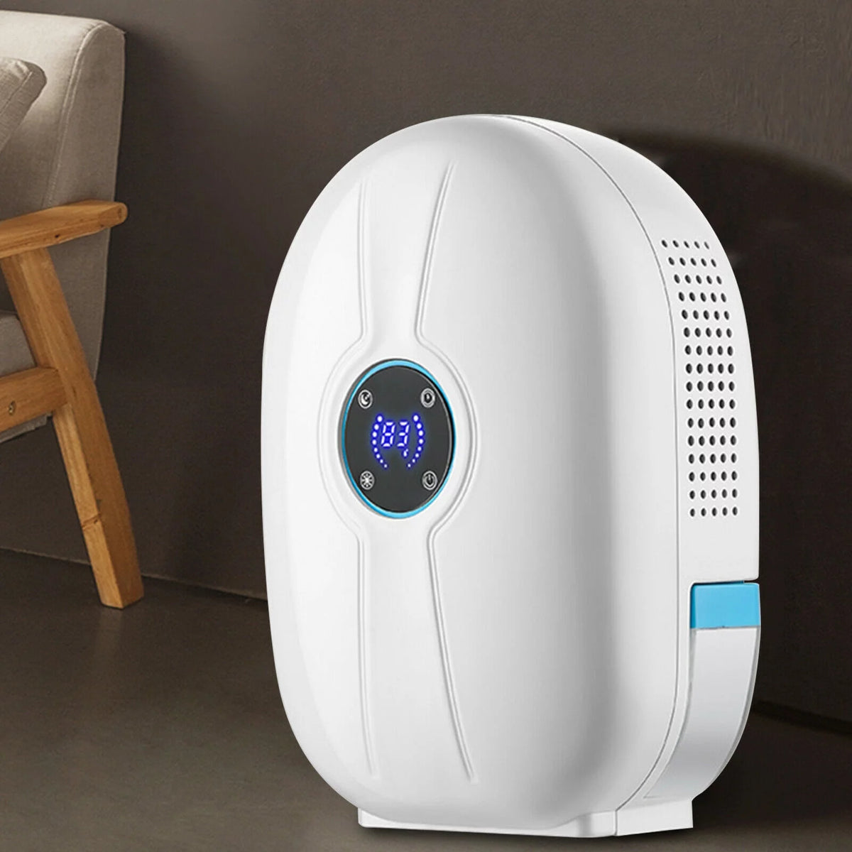 Mini Remote Control Dehumidifier 500ml Water Tank White F605838