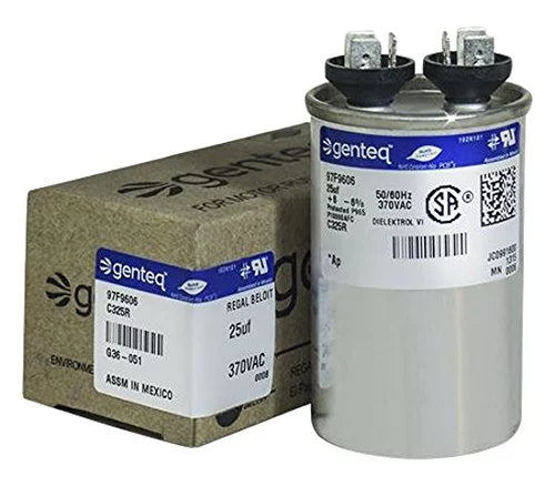 25 UF MFD X 370 Vac Round Capacitor R462685