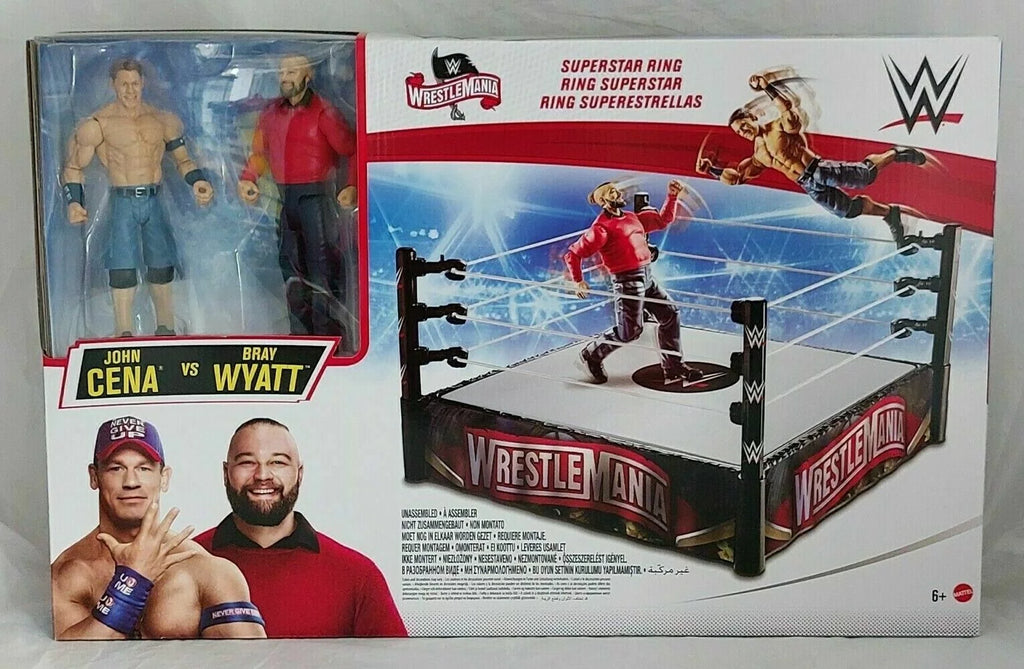 Wrestlemania Superstar Ring with 2 Figures N54089