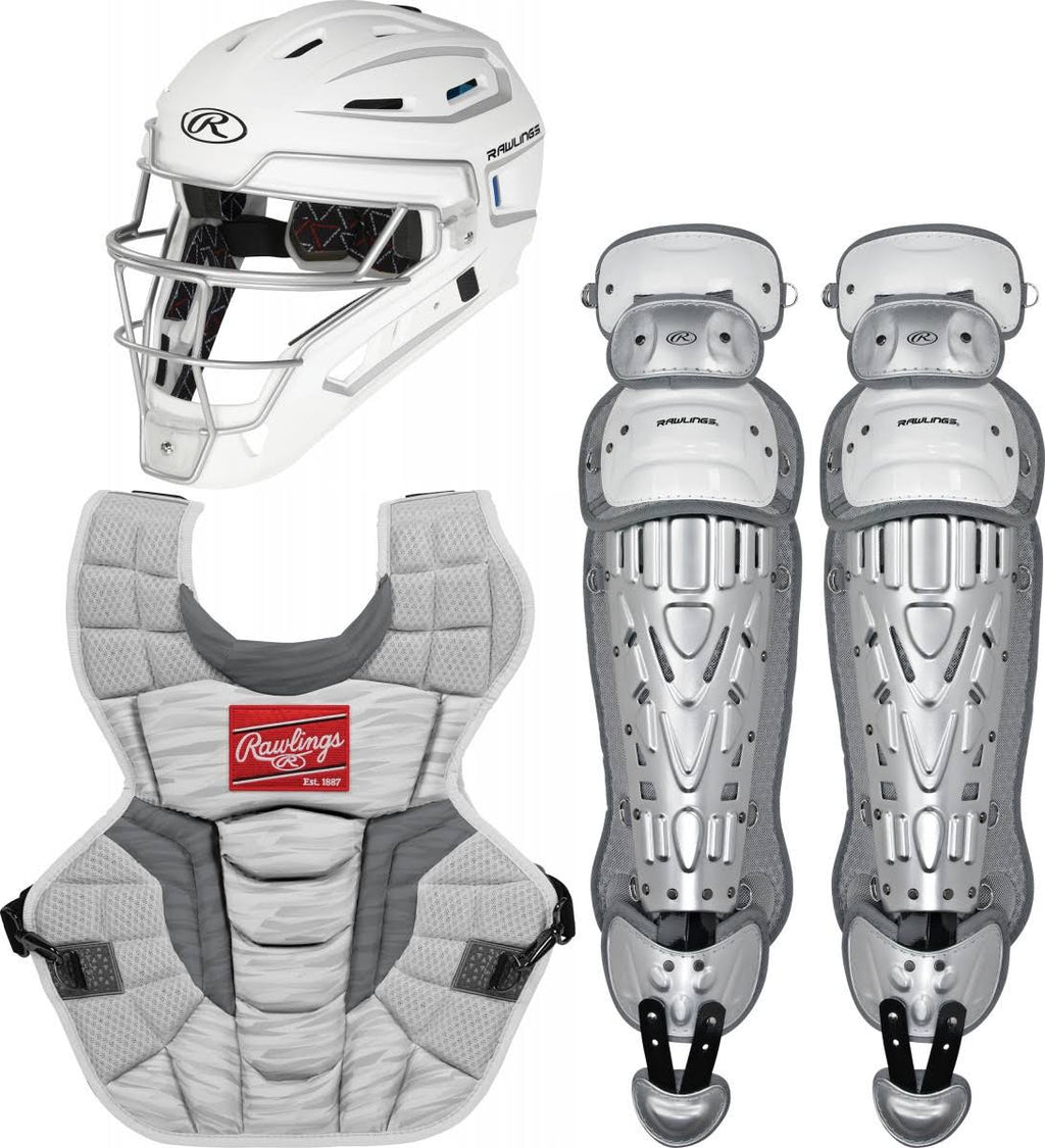 Youth Catcher Set White/Silver V59427
