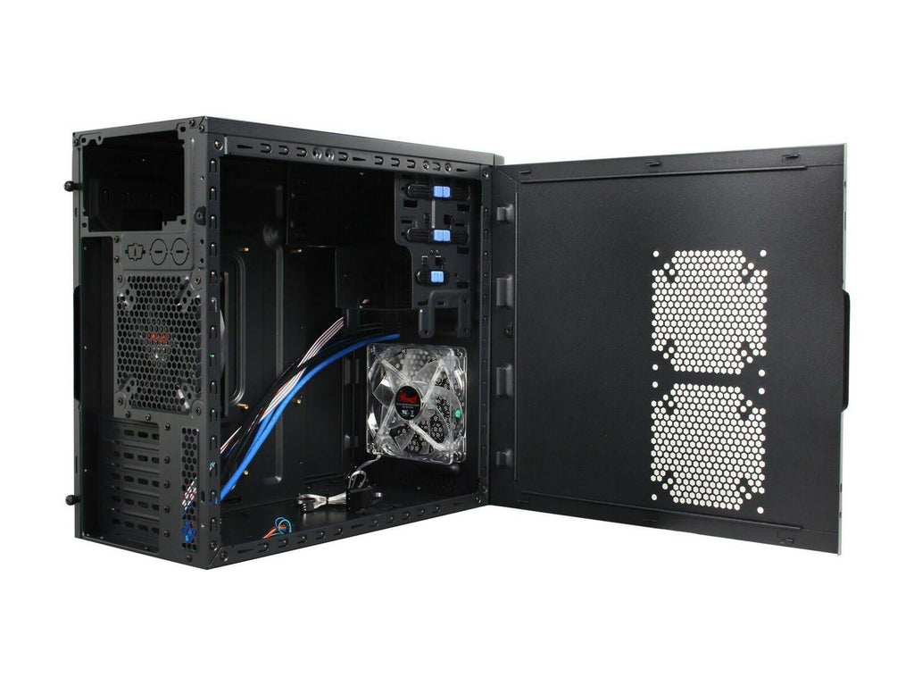 Micro-ATX Mini Tower Computer Case with Dual USB 3.0 Dual Fans C54839