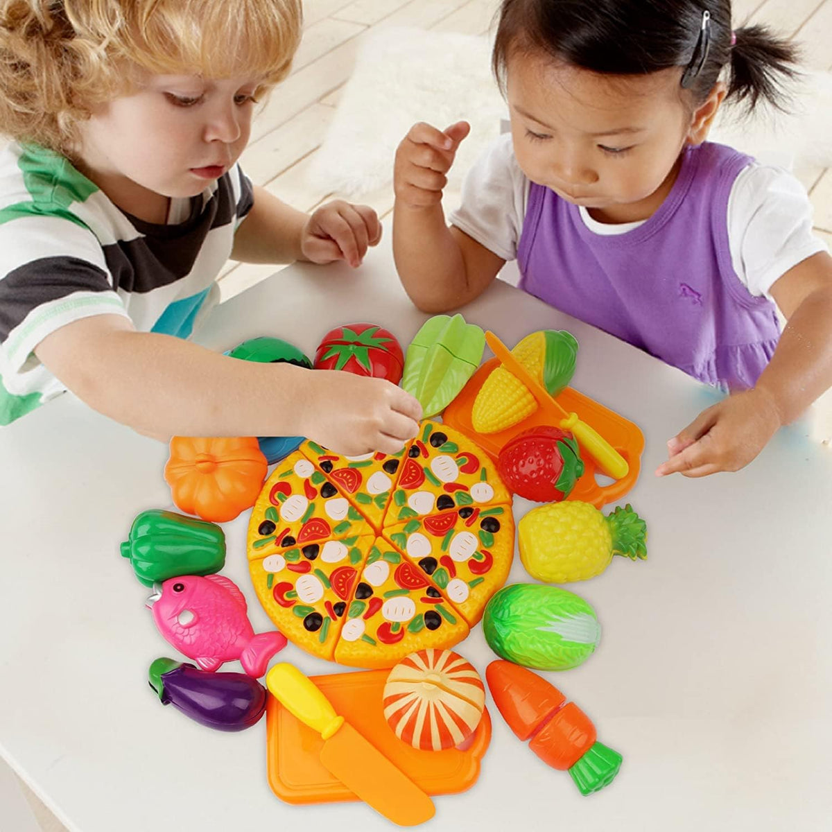 40pcs Cutting Play Food Set O94960