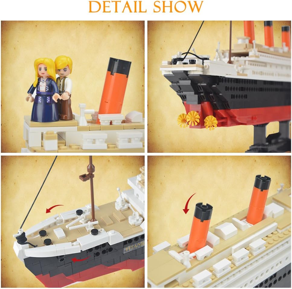 1021 Pieces Building Bricks Model Kit Z80064