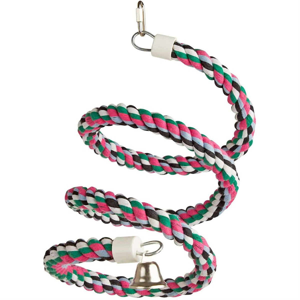 Rainbow Cotton Rope Bird Toy C58571