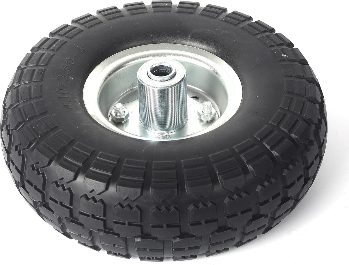 10-Inch Solid Rubber Tires and Wheels 4-Pack Z2022