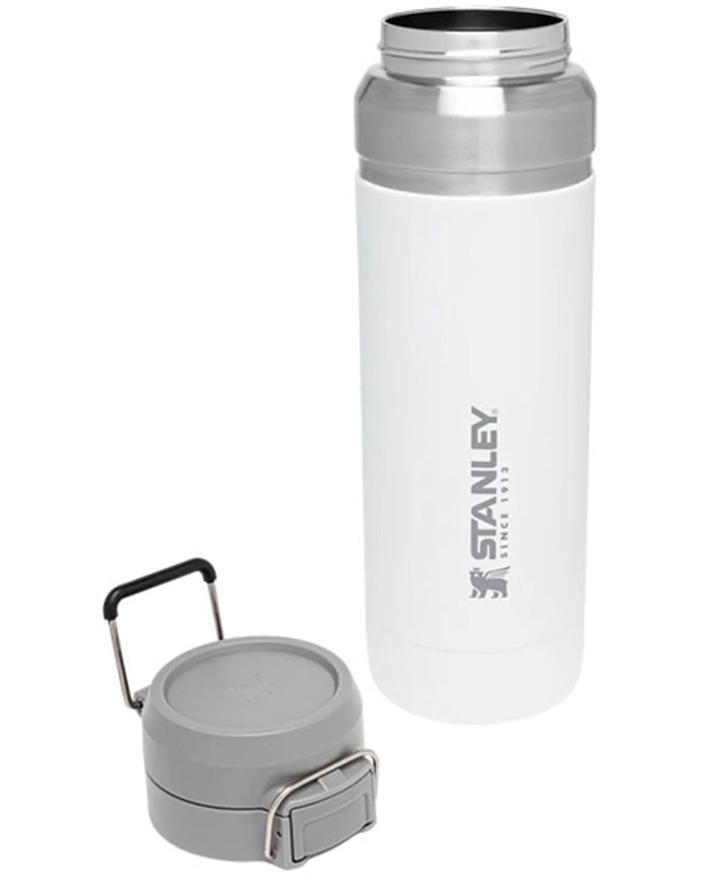 White 36Oz Go Bottle V5088