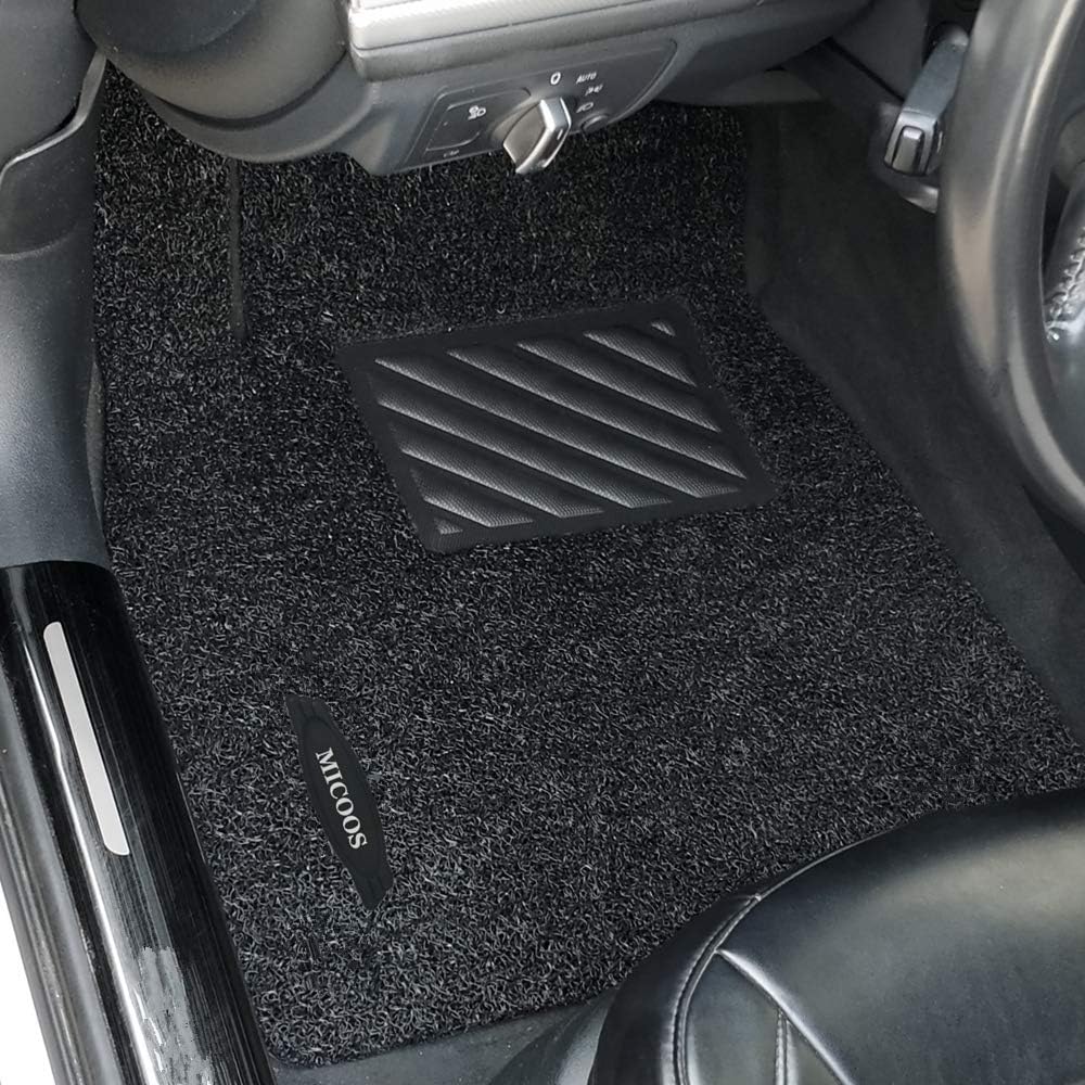 Compatible with Car Floor Mat Carpet for BMW Z4 (2002-2008) E85 E86 Roadster&Coupe, All Weather Heavy Duty Floor Mat Set Waterproof Stain-Resistant (Black) S5664