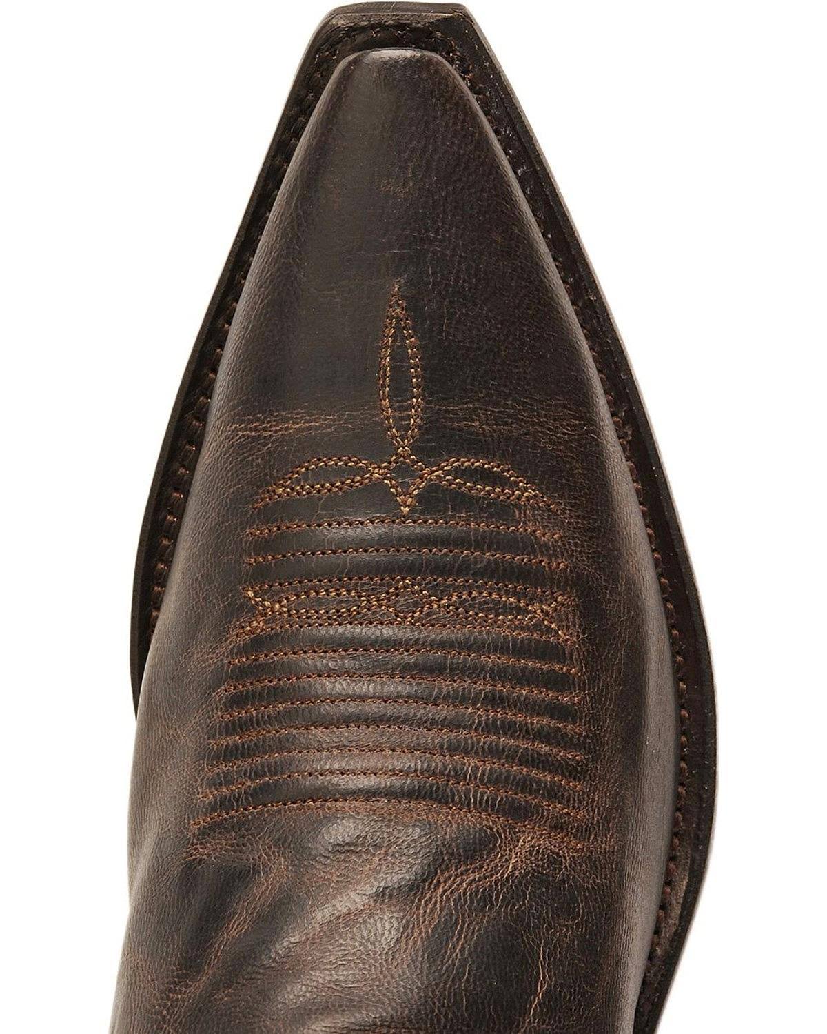 Chocolate Madras Goat Cowboy Boots T931850