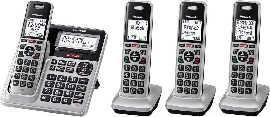 4-Handset DECT 6.0 Bluetooth Phone Bundle G467247
