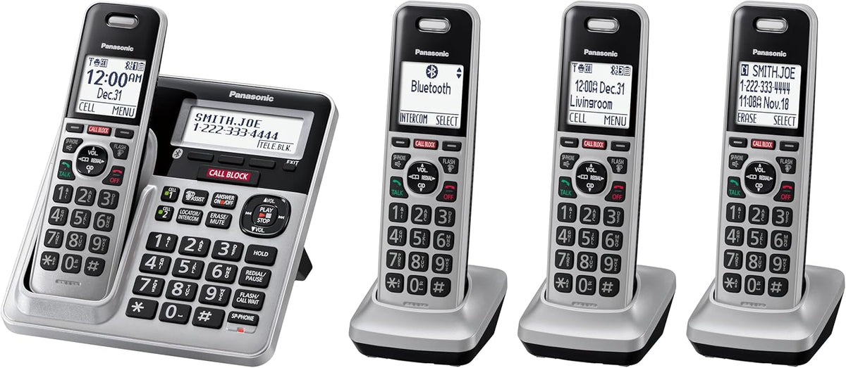 4-Handset DECT 6.0 Bluetooth Phone Bundle G467247